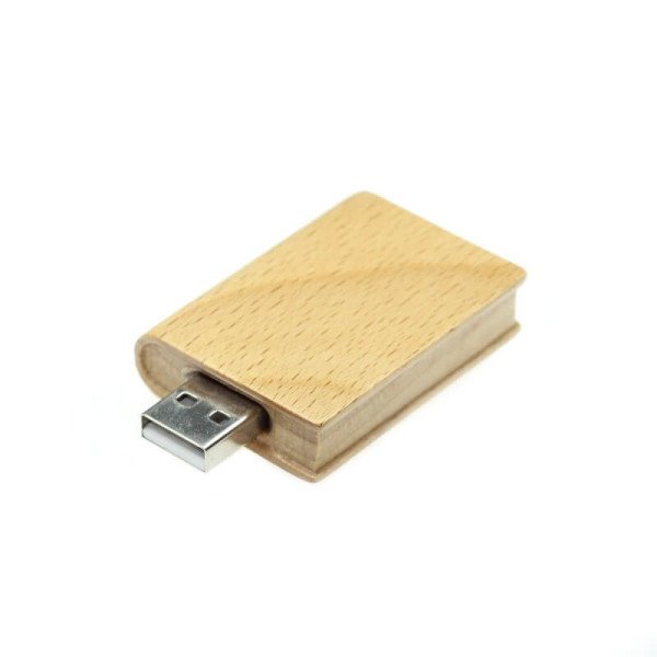 DŘEVĚNÝ USB FLASH DISK   KNIHA