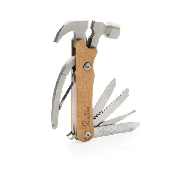 FSC® dřevěný multitool s kladivem