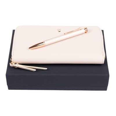 Set Mademoiselle Black (ballpoint pen & travel purse)