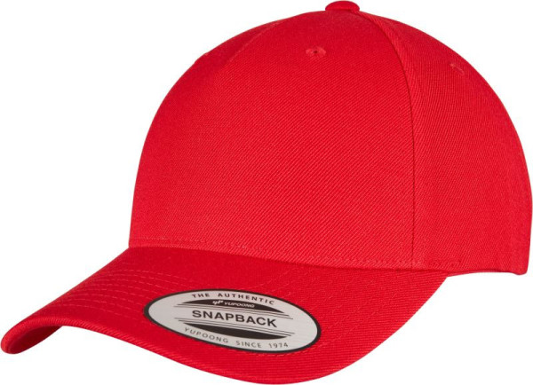 5 panelová Snapback kšiltovka