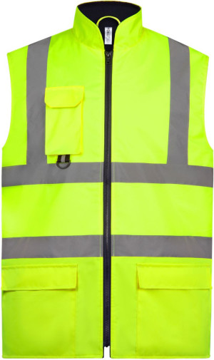 Polstrovaná vesta Hi-Vis Yoko | HV005 - Reklamnepredmety