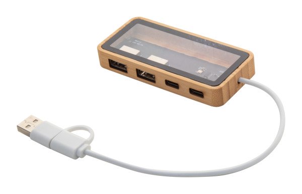 SeHub transparentní USB hub