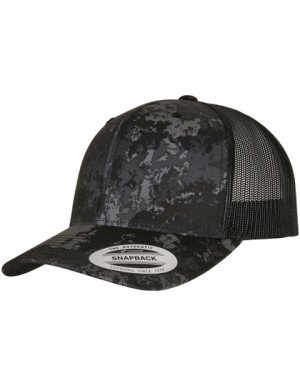 Kšiltovka YP Classics® Veil Camo™ Retro Trucker - Reklamnepredmety