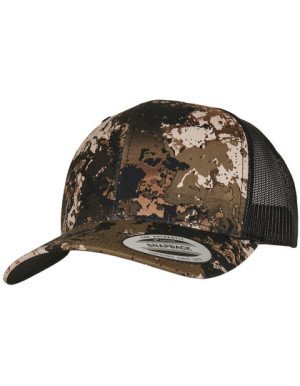 Kšiltovka YP Classics® Veil Camo™ Retro Trucker - Reklamnepredmety