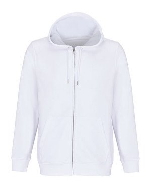 Unisex mikina s kapucí na zip Calipso - Reklamnepredmety