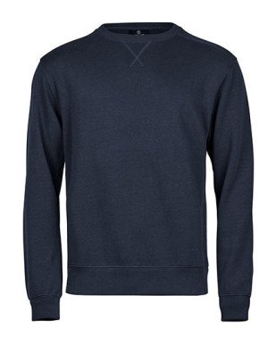 Mikina z žebrovaného interlocku Crew Neck - Reklamnepredmety