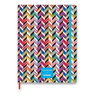 Zápisník Moleskine Missoni Zigzag - tvrdé desky XL, linkovaný - Reklamnepredmety