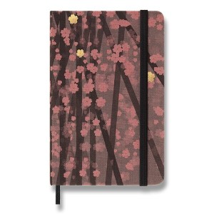 Zápisník MOLESKINE SAKURA 2023 S, linkovaný, tvrdé desky - Reklamnepredmety