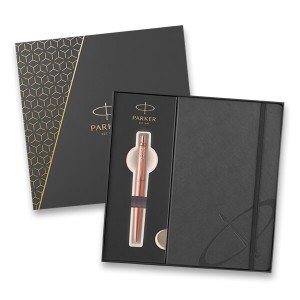 Parker Jotter XL Monochrome Pink Gold PGT kuličkové pero se zápisníkem v dárkové kazetě - Reklamnepredmety