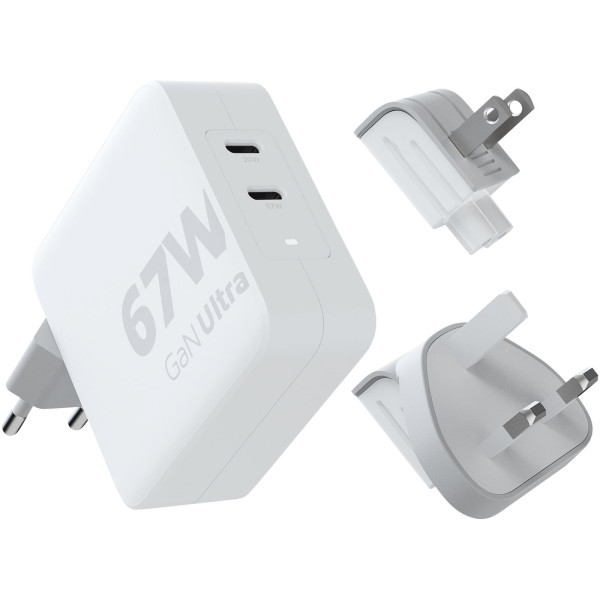 Cestovní nabíječka Xtorm XVC2067 GaN Ultra 67 W s kabelem USB-C PD 100 W