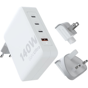 Cestovní nabíječka Xtorm XVC2140 GaN Ultra 140 W s kabelem USB-C PD 240 W - Reklamnepredmety