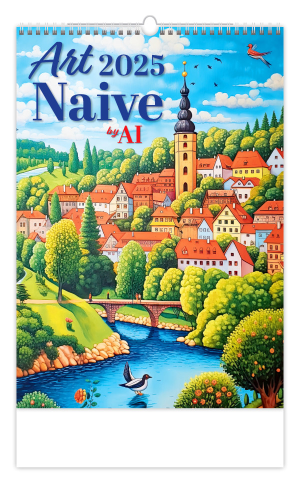 Nástěnný kalendář Art Naive by AI