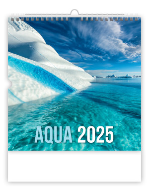 Nástěnný kalendář Aqua - Reklamnepredmety