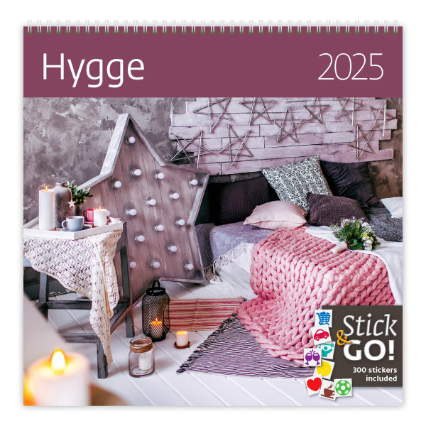 Nástěnný kalendář Hygge