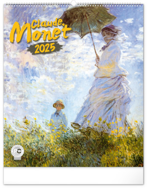 Nástěnný kalendář Claude Monet 2025, 48 × 56 cm - Reklamnepredmety