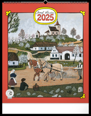 Nástěnný kalendář Josef Lada 2025, 48 × 56 cm - Reklamnepredmety