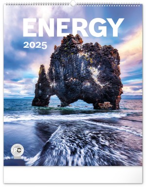 Nástěnný kalendář Energie 2025, 48 × 56 cm - Reklamnepredmety