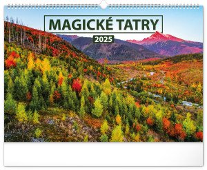 Nástěnný kalendář Magické Tatry 2025, 48 × 33 cm - Reklamnepredmety