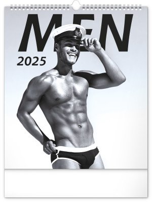 Nástěnný kalendář Men 2025, 30 × 34 cm - Reklamnepredmety