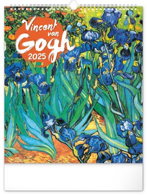 Nástěnný kalendář Vincent van Gogh 2025, 30 × 34 cm - Reklamnepredmety