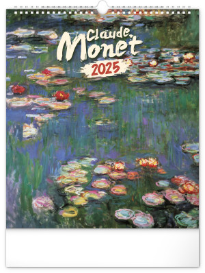 Nástěnný kalendář Claude Monet 2025, 30 × 34 cm - Reklamnepredmety