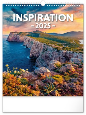 Nástěnný kalendář Inspirace 2025, 30 × 34 cm