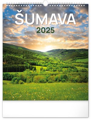 Nástěnný kalendář Šumava 2025, 30 × 34 cm - Reklamnepredmety