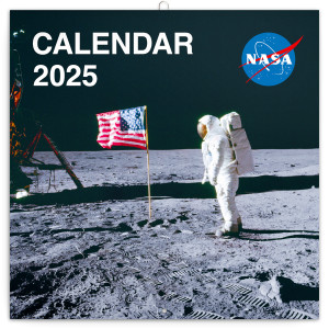 Poznámkový kalendář NASA 2025, 30 × 30 cm - Reklamnepredmety