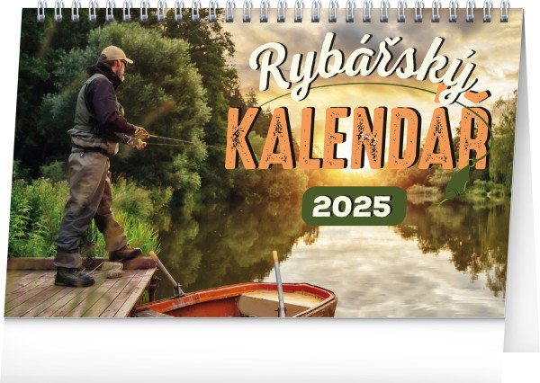 Stolní Rybářský kalendář 2025, CZ