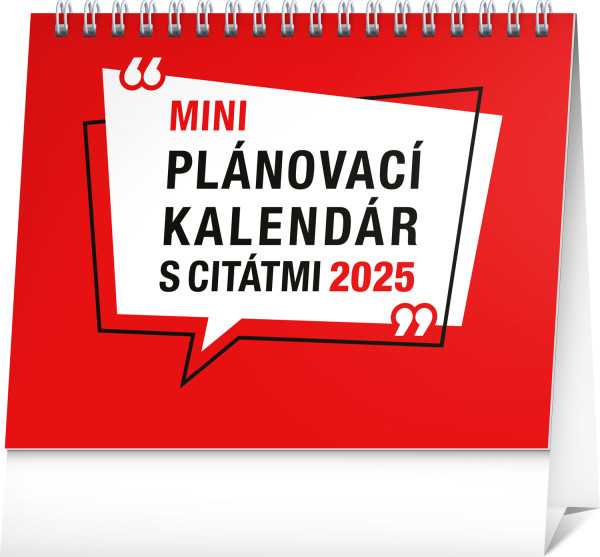 Stolní kalendář Plánovací s citáty 2025