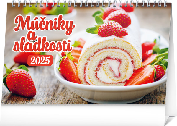 Stolní kalendář Moučníky a sladkosti 2025