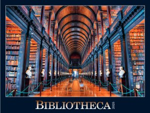 Nástěnný kalendář Bibliotheca 2025 - Reklamnepredmety