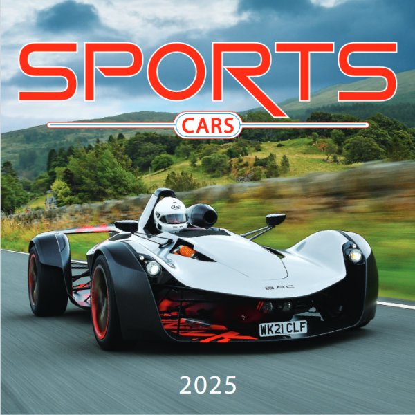 Nástenný kalendár Sports Cars 2024