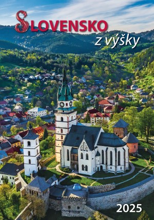 Nástěnný kalendář Slovensko z výšky 2025 - Reklamnepredmety