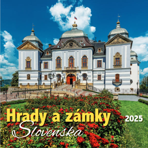 Nástěnný kalendář Hrady a zámky Slovenska 2025