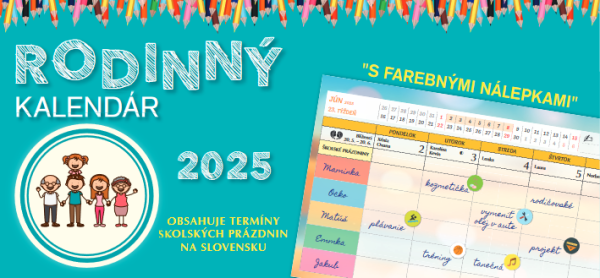 Stolní kalendář Rodinný kalendář 2025