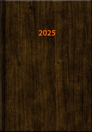 Denní diář A5 - WOOD 2025 - Reklamnepredmety