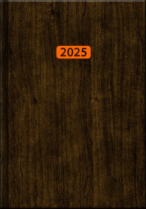 Pracovní diář A5 - WOOD 2025 - Reklamnepredmety