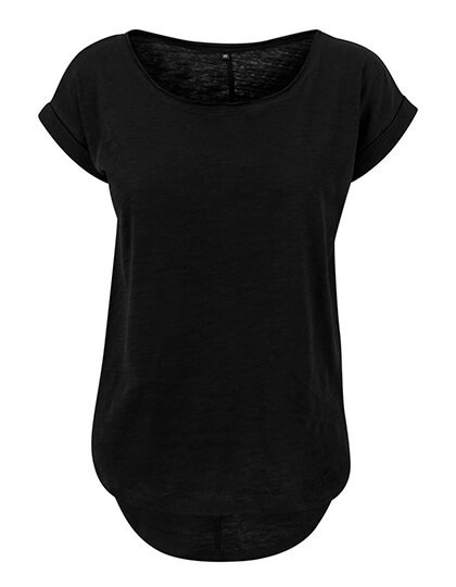 BY036 Ladies Long Slub Tee