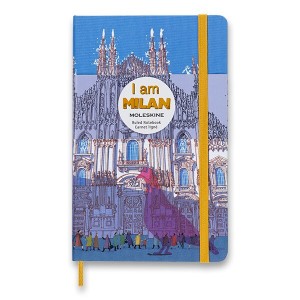 Zápisník Moleskine I am Milan tvrdé desky, L, linkovaný - Reklamnepredmety