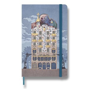 Zápisník Moleskine Casa Batlló - tvrdé dosky L, linajkový - Reklamnepredmety