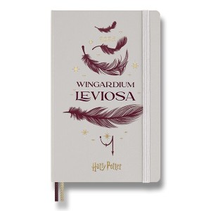 Diár Moleskine Harry Potter 2025 - tvrdé dosky L, týždenný, sivý - Reklamnepredmety