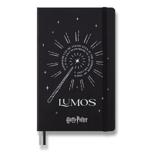 Zápisník Moleskine Harry Potter L, linajkový, čierny - Reklamnepredmety