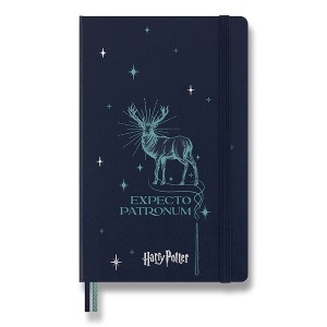 Zápisník Moleskine Harry Potter L, linajkový, modrý - Reklamnepredmety