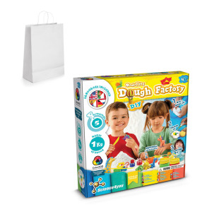 Modeling Dough Factory Kit III. Vzdělávací hra pro děti dodává se s dárkovou taškou z kraftového papíru (100 g/m²) - Reklamnepredmety