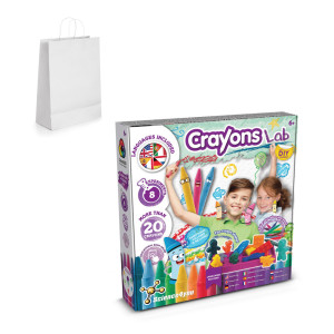 Crayon Factory Kit III. Vzdělávací hra pro děti dodává se s dárkovou taškou z kraftového papíru (100 g/m²) - Reklamnepredmety