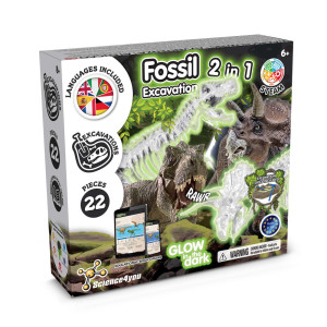 2 in 1 Fossil Excavation Kit I. Vzdělávací hra pro děti - Reklamnepredmety