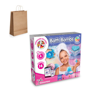 Bath Bombs Kit III. Vzdělávací hra pro děti dodává se s dárkovou taškou z kraftového papíru (115 g/m²) - Reklamnepredmety