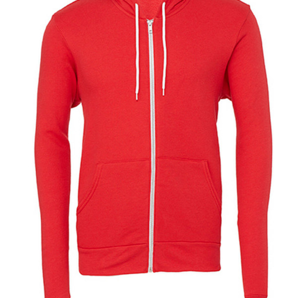 CV3739 Unisex Zip-Up Poly-Cotton Fleece Hoodie