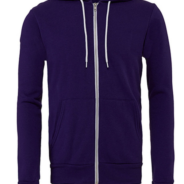 CV3739 Unisex Zip-Up Poly-Cotton Fleece Hoodie